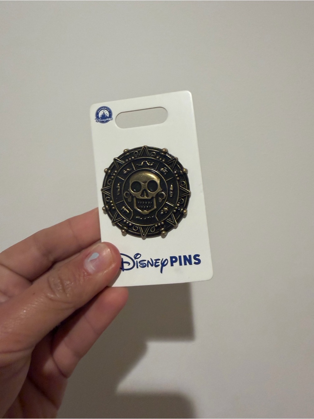 Disney parks pirates Skull Medallion Pin